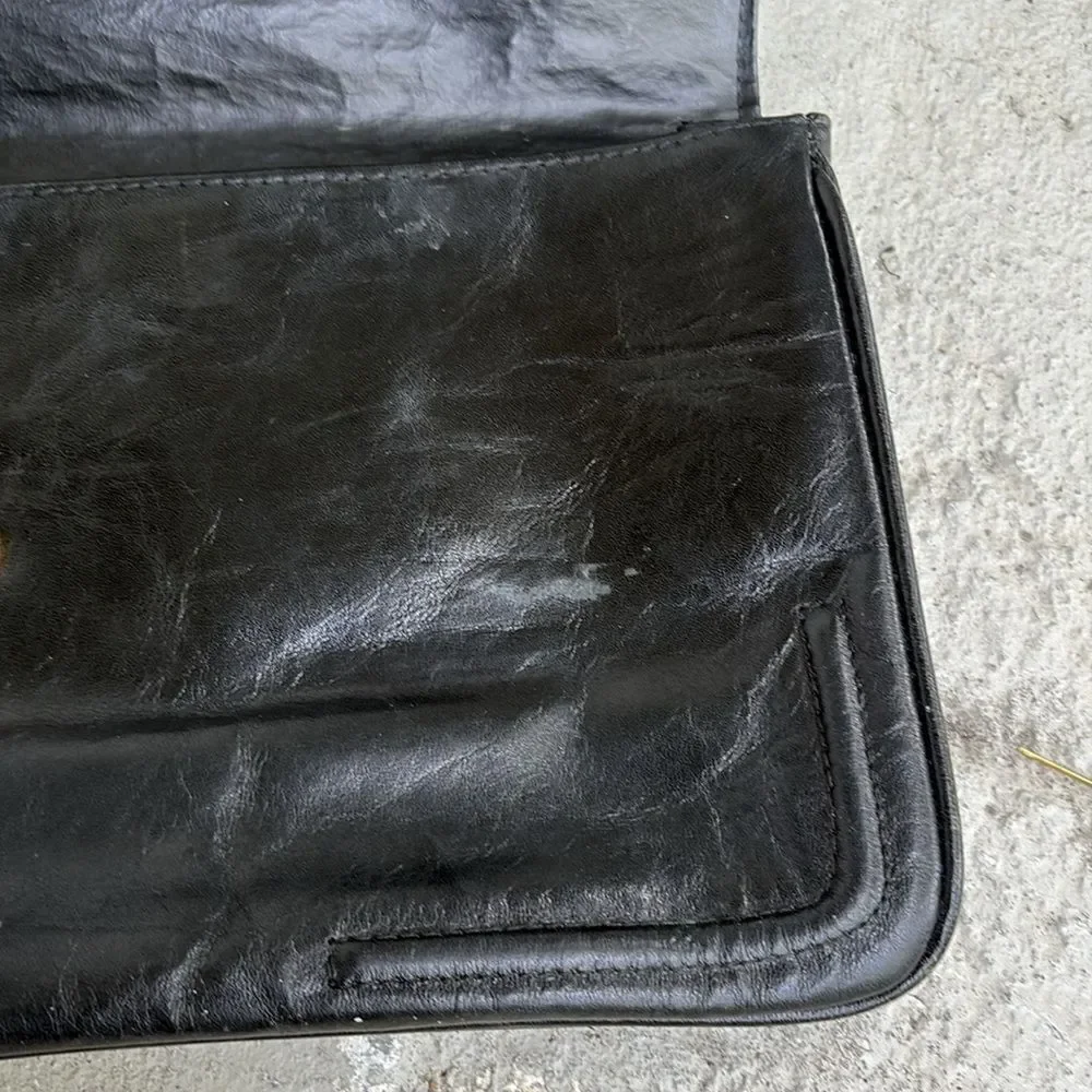 Birdies envelope leather clutch